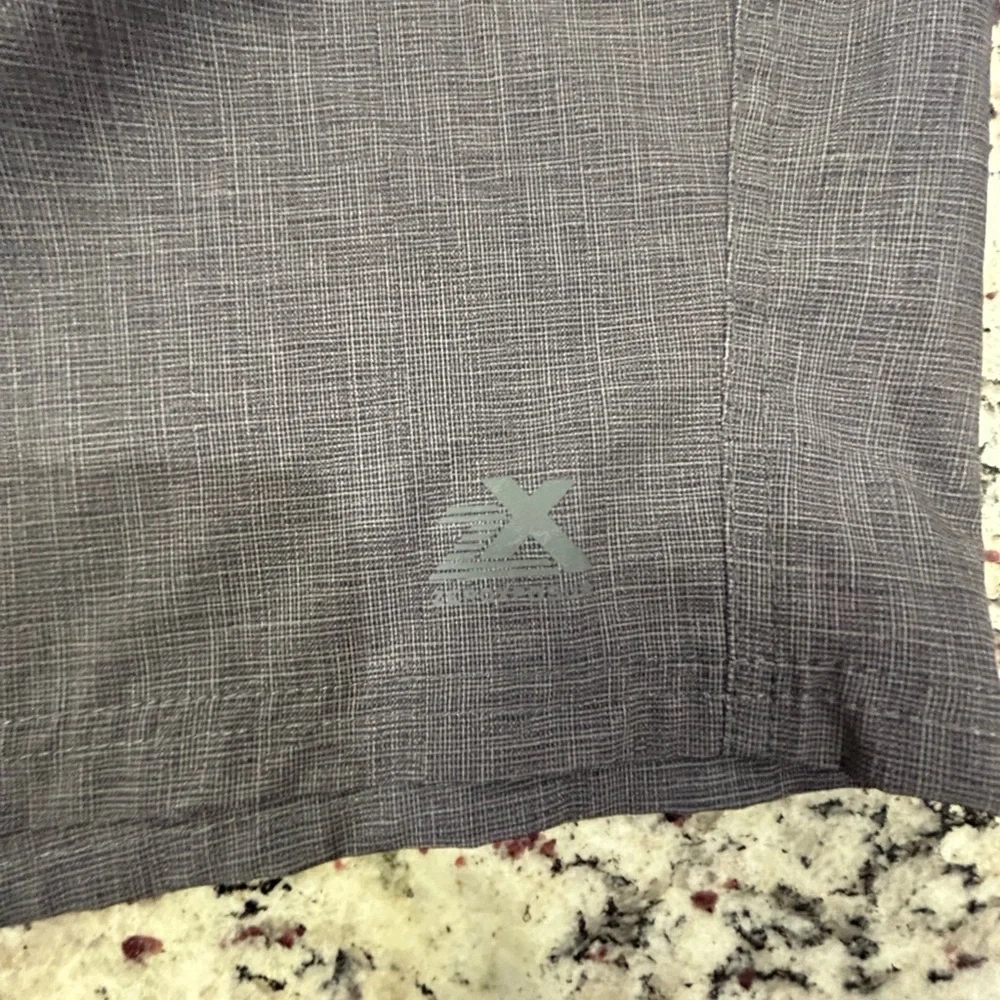 ZGray‎ Swim Shorts with Teal Accents NWOT